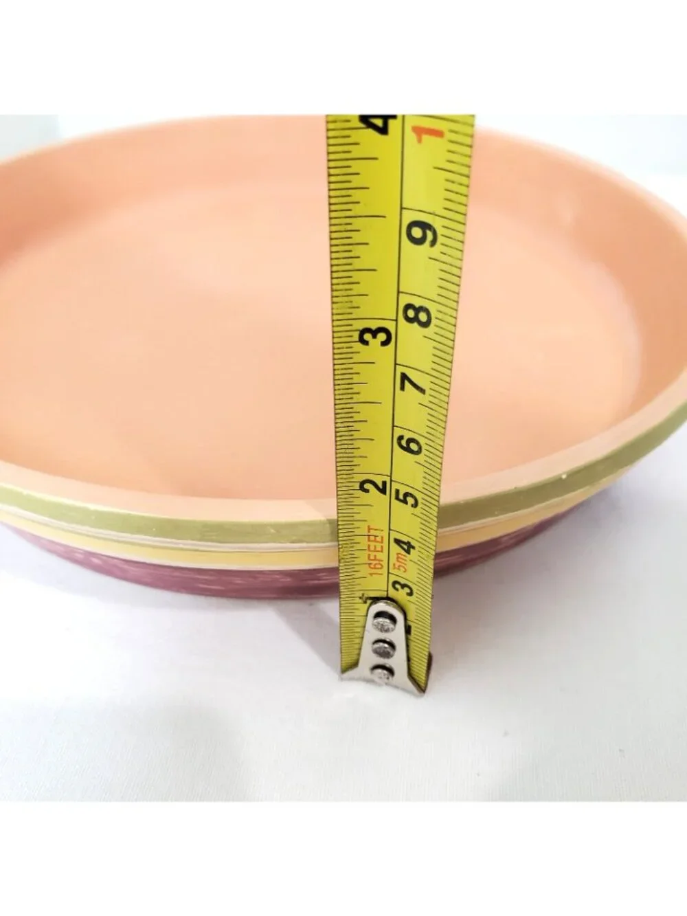 Southern Living Christmas In Province Terra Cotta Bowl and Saucer Planter Signed